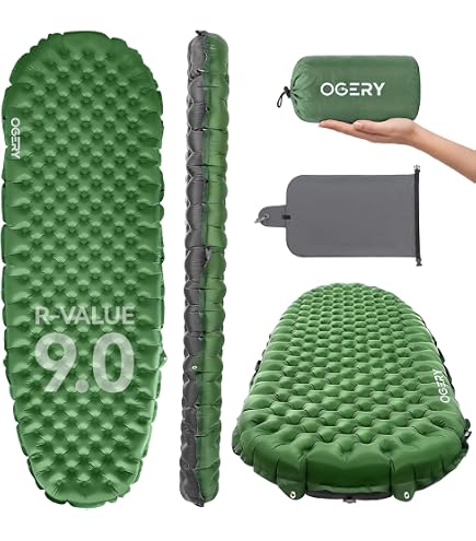 Amazon.com : Soomloom Camping Air Sleeping Pad Ridge 8.0 R-Value 8
